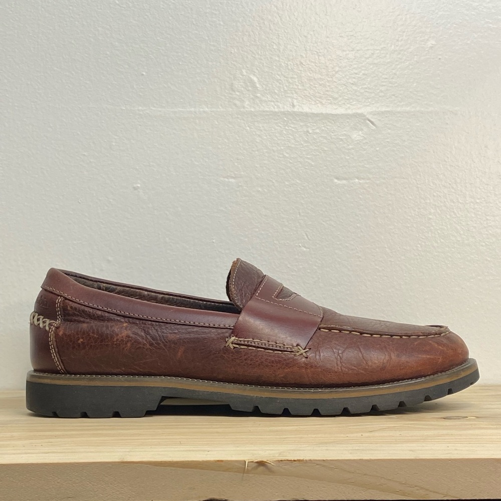 Columbia Leather Loafers Men's Size 9